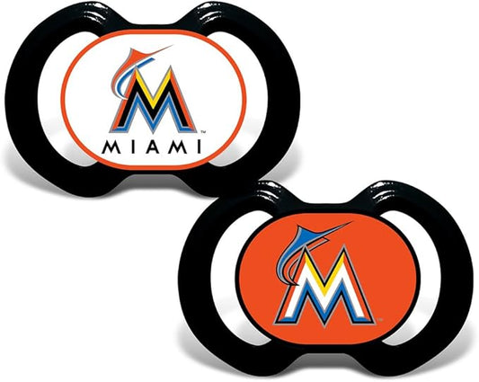 MasterPieces MIM2000: Miami Marlins Pacifier 2-Pack