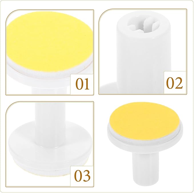 minkissy 12pcs Electric Nail Trimmer Pads Replacement Heads for Adult Nail Grinder