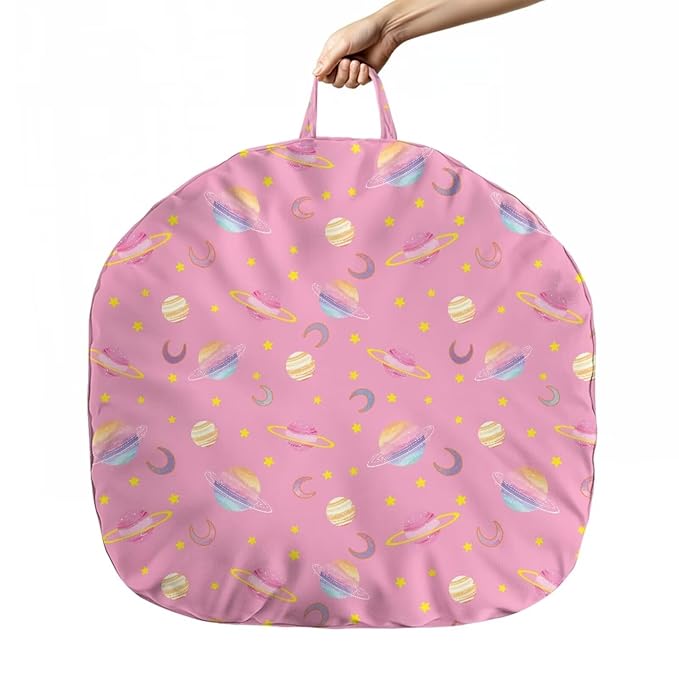Cartoon Planets Newborn Lounger Cover Lounger Cover for Boys Girls Comfy Fit Infant Lounger for Baby, Infant Removable Slipcover Breathable and Washable