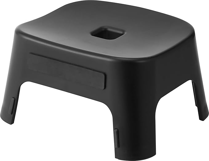 Yamazaki SH13 Magnetic Bath Chair, For Kids, Black, W 10.0 x D 8.3 x H 5.1 inches (25.5 x 21 x 13 cm), Tower Tower Bath Chair, Bath Chair, For Kids, Toddlers, Easy Drying 1853