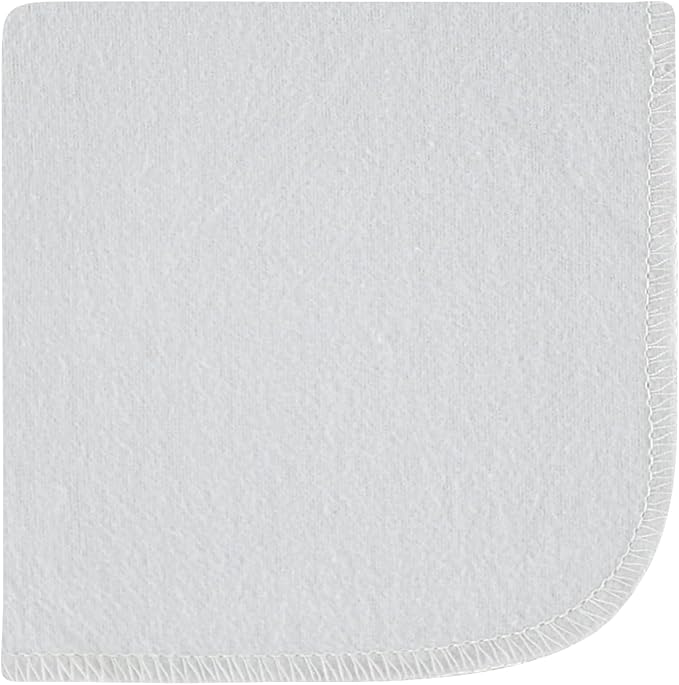 Hudson Baby Unisex Baby Flannel Cotton Washcloths 12-Pack, Neutral Dino World, One Size