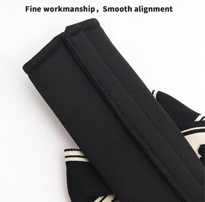 Bow Car Seat Straps Shoulder Pads for Women Girl, Soft Seat Belt Covers for All Car Seats/Pushchair/Stroller/High Chair (Black)
