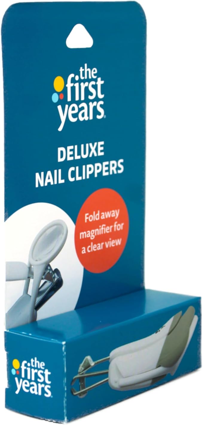 The First Years American Red Cross Deluxe Nail Clipper with Magnifier