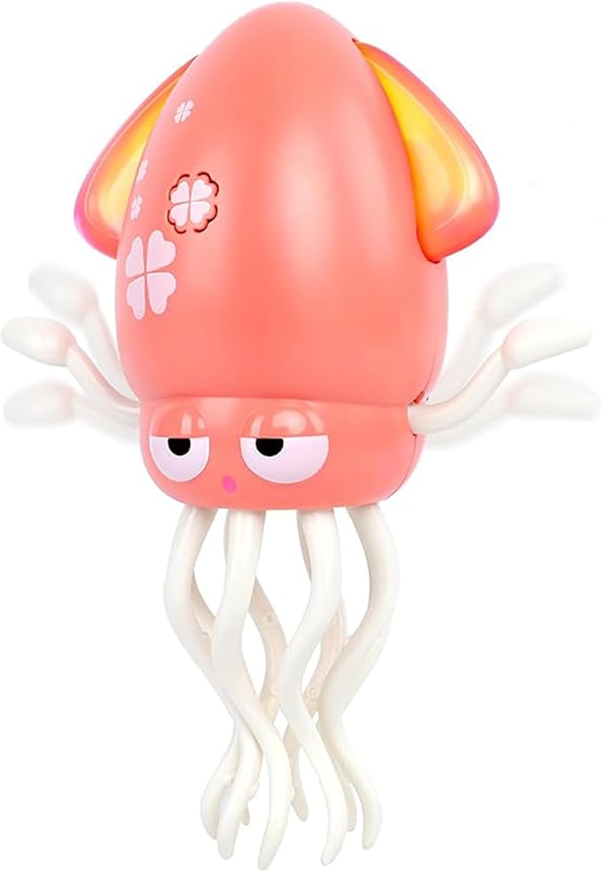 Electric Dancing Octopus Baby Toy, Rechargeable Magic Music Squid, Crawling Automatic Obstacle Sensing Toys, Boys and Girls Birthday Gift, Office Desktop Fun Decoration.