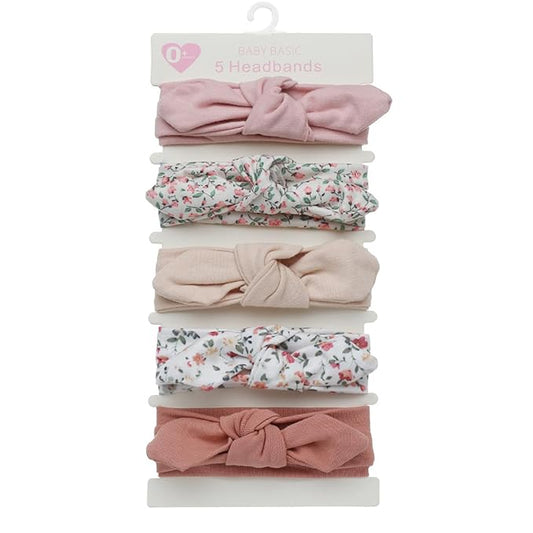 KIDOCHEESE Baby Headbands Soft Stretchy Baby Girl Bows Newborn Infant Toddler Headwrap Hair Accessories