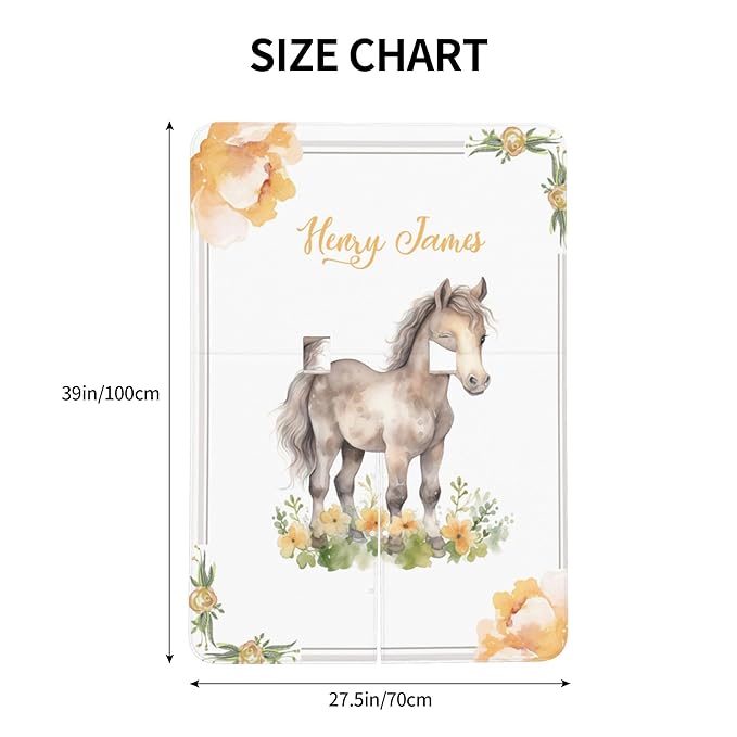 Personalized Baby Car Seat Canopy with Name Custom Minky Horse Car Seat Covers Nursing Cover for Breastfeeding Multi-Use Cover Infant Carrier Carseat Winter Cover for Newborn Girls Boys