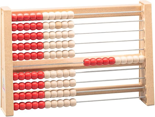 Wissner Wood Frame with Number - Less Than 100 's RED/White