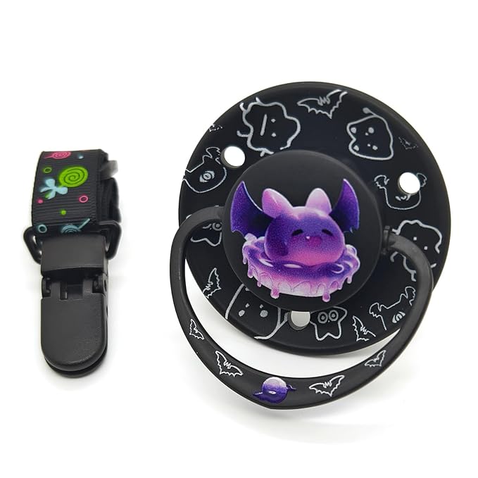 Big Shield Adult Pacifiers for Sleep: Pacifier for Adult with Paci Clips