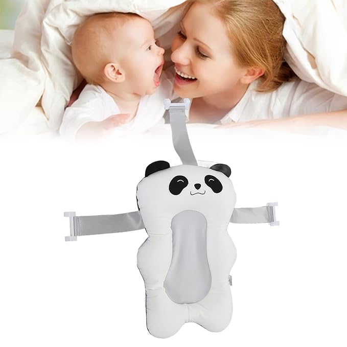 Baby Bath Tub Pad, Adjust Strap Soft Floating Tub Pillow Sink Bath Cushion, Give Baby Extra Support and Comfort While Bathing (1)