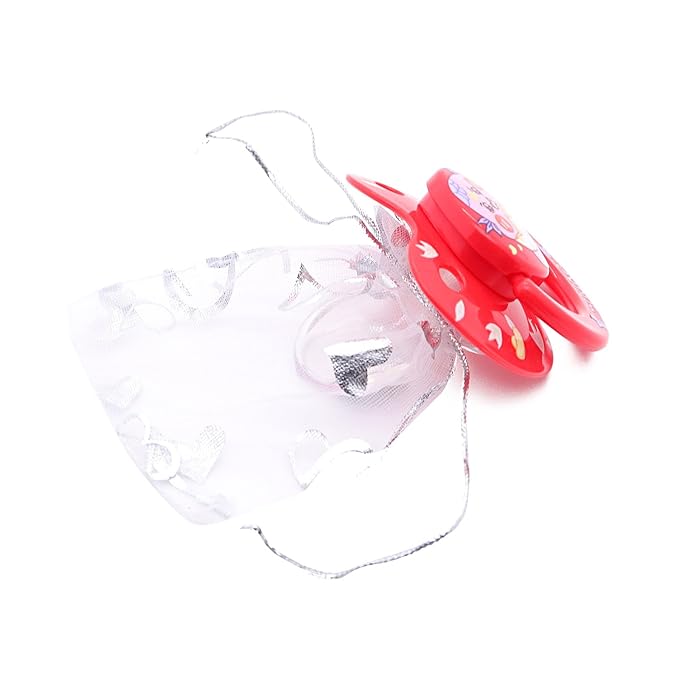 Adult Pacifier for Anxiety: Cute Paci Large Shield for Sleep - Handle Binky with Pacifier Holder Clips