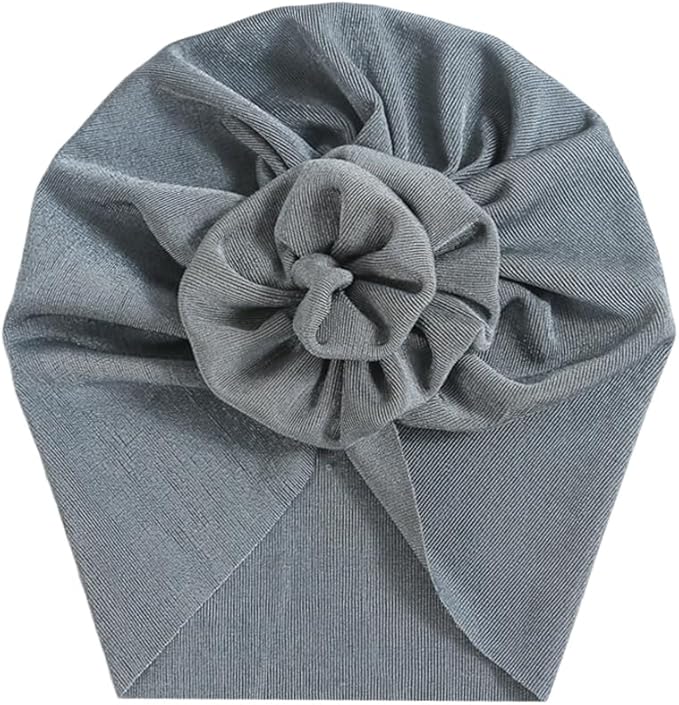 Newborn Babies Headwrap Hat Infant Toddler Cotton Soft Cute Nursery Beanie Headbands Top Bowknot Cap