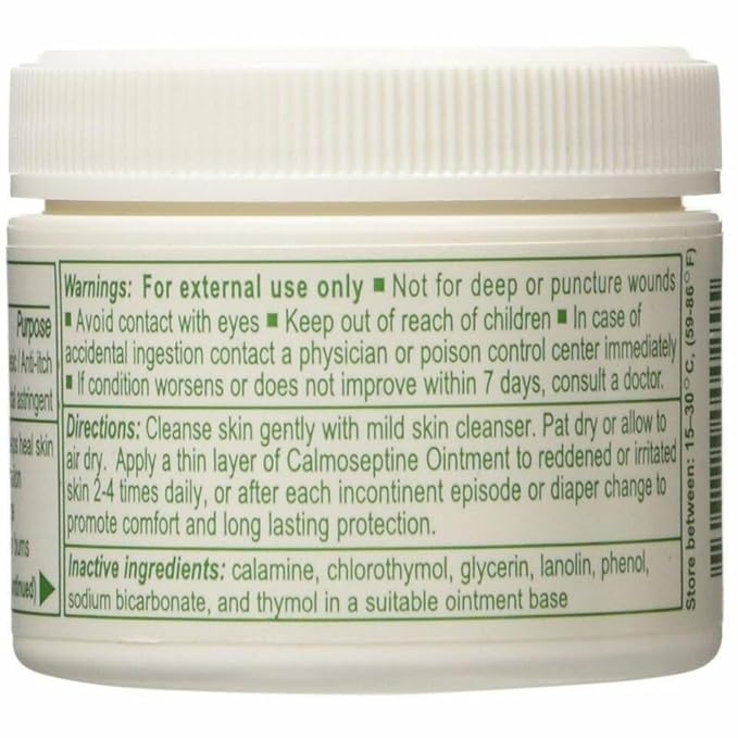 Calmoseptine Diaper Rash Ointment Jar - 2.5 Oz by Calmoseptine