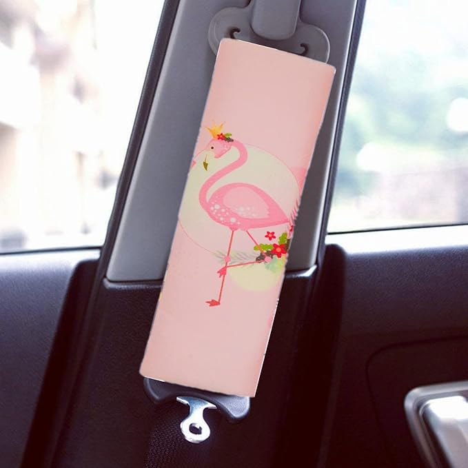 Seat Belt Cover Pad for Kids, 2 Pcs Soft Baby Seat Belt Cushions Pads, Car Seat Straps Shoulder Protector Pillow for Girls Boys