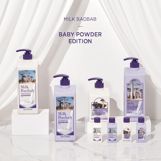 Milk Baobab Body Lotion Bioklass Baby Powder Scented Lotion 16.90 fl oz / 500ml Korean Skincare