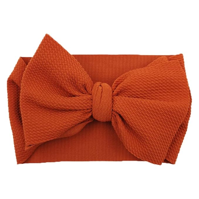 Baby Headbands for Girls Nylon Hair Bows Turban Knotted Headwraps for Newborn Infant Toddlers Kids