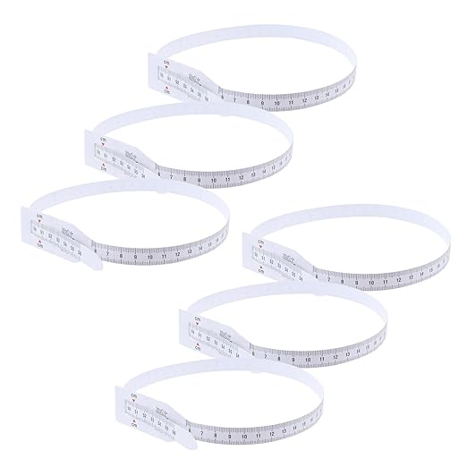 6pcs Tape Measure 25 Head Measuring Tape Infant Head Circumference for Child Pediatrics 56cm White