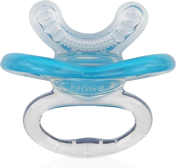 Nuby 2-Pack Gum-EEZ Pacifier Teethers, Colors May Vary