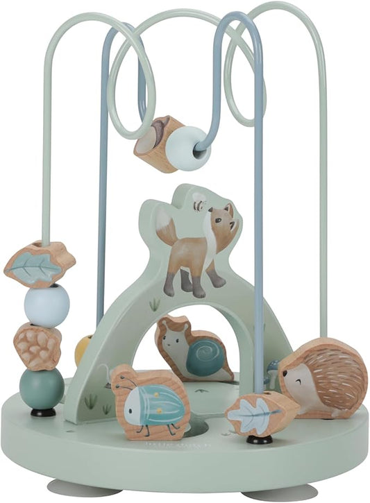 Little Dutch - Wooden Fox Activity Spiral - Forest Friends