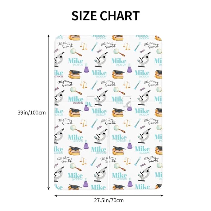 Personalized Baby Car Seat Canopy for Babies, Custom Name Baby Car Seats Covers for Boys Girls, Opening Minky Nursing Breastfeeding Cover for Infant Newborn, Carseat Canopies (Future Scientists)