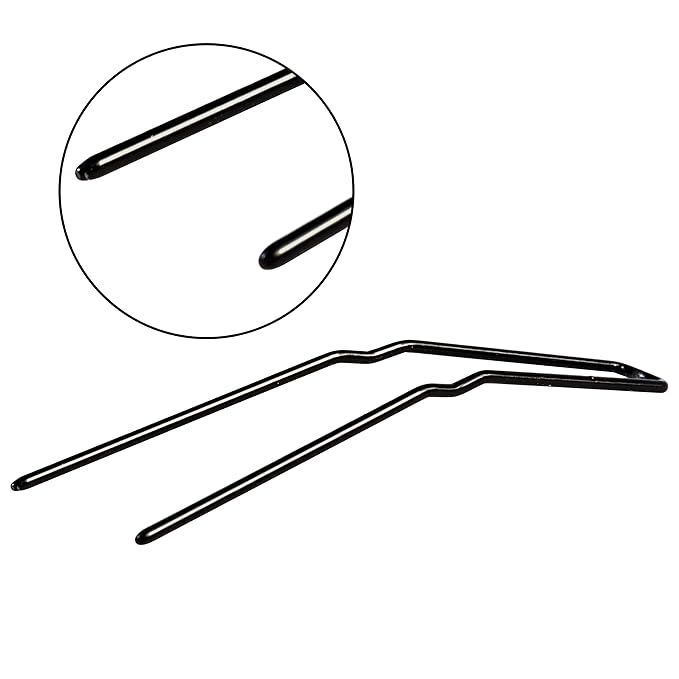 Hairpins for Bun ROCST Bobby Pins Clips for Ballet Woman girl Hairdressing salon (2 inch, Brown12pcs)