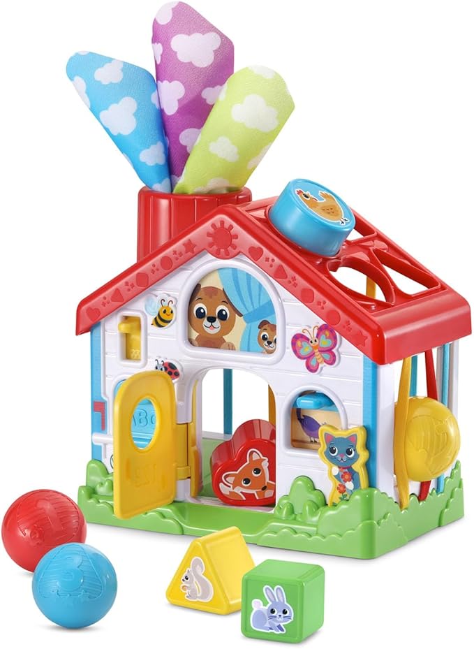 LeapFrog 4-in-1 Discovery House, Hands-On Infant Busy Toy
