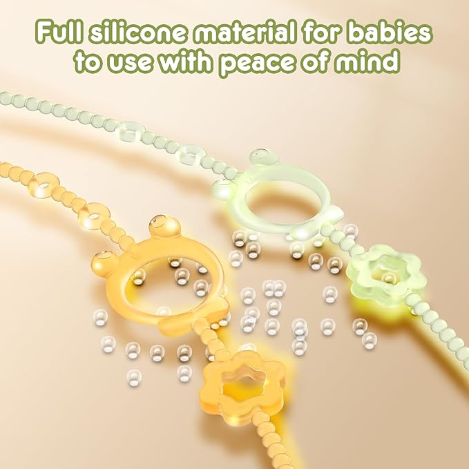 Silicone Pacifier Clip,High Chair,Stroller Accessories,Cribs,Rocking Chair
