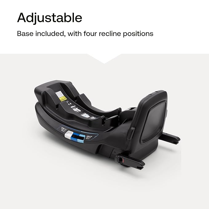 Bugaboo Turtle Air Shield by Nuna car seat + Recline Base