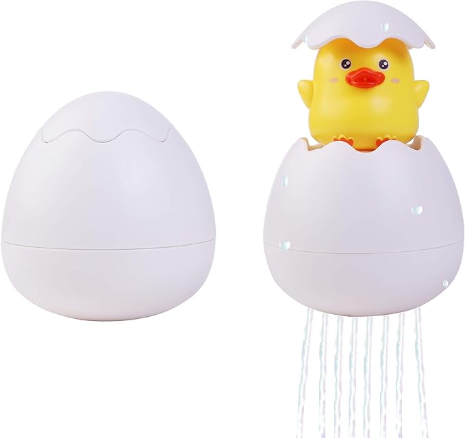 Easter Eggs Basket Stuffers,Baby Bath Toys for Toddlers 1-3 Old Years,Sensory Toys Kids Bathtub Hatching Swimming Pool Bath Toy Gifts for Infants Boys Girls Bithday Water Gun (Ducks)