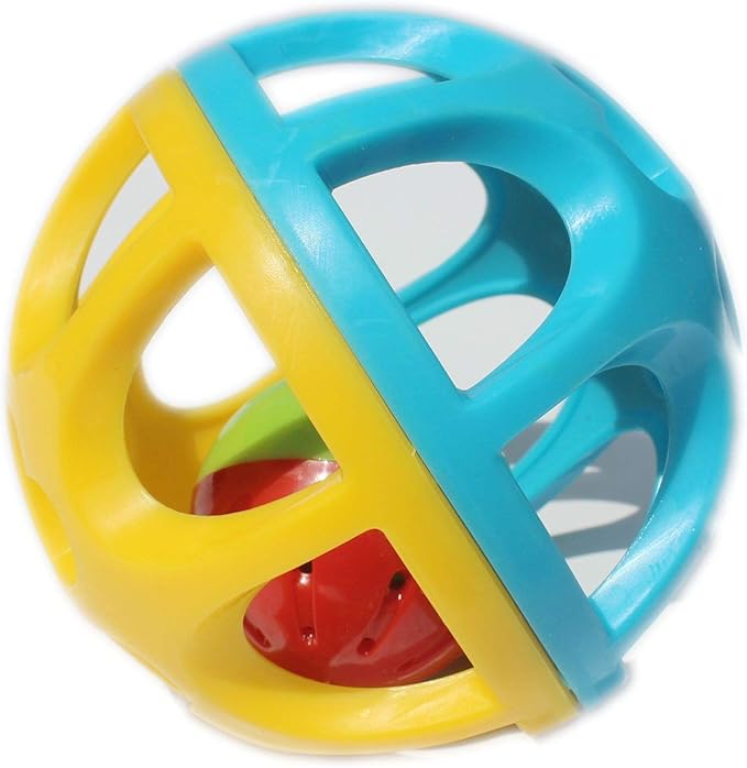 Sensory Balls for Baby Rattle Ball Toys, Massage Stress Relief Textured Multi Balls, Infant Teething Ball Sensory Toys for Babies, 7 Pieces