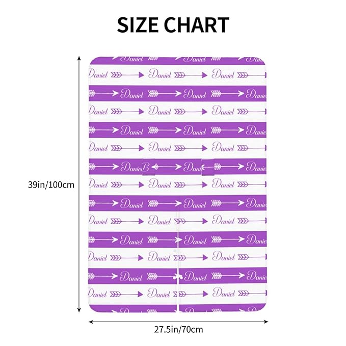 Personalized Baby Name Car Seat Covers with Tribal Arrows, Custom Carseat Canopy, Peekaboo Opening Nursing Wrap Breastfeeding Car Seat Canopies for Baby Boys Girls Newborn (Purple Arrow Minky Dot)