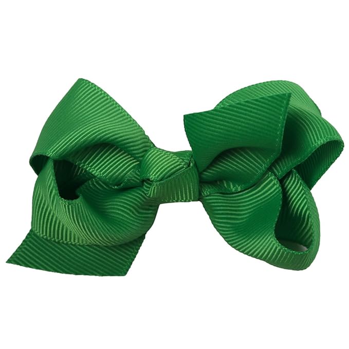 XIMA 3inch Hair Bows with Clip Grosgrain Ribbon Knot Hairbow for Girls And Woman Pack of 32 (with alligator clip)