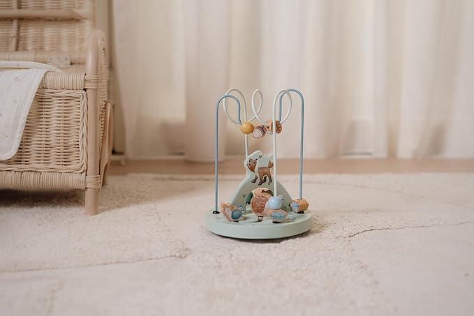 Little Dutch - Wooden Fox Activity Spiral - Forest Friends