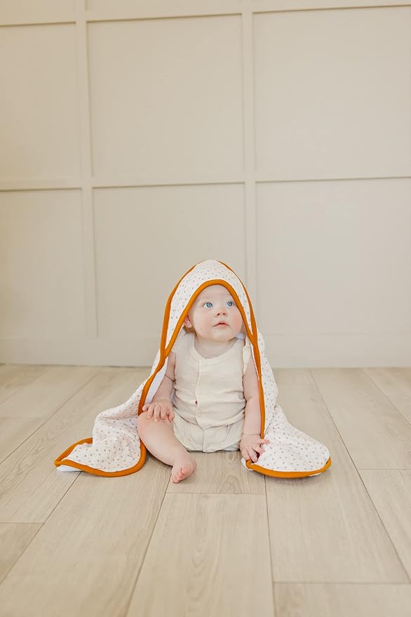 Copper Pearl Hooded Bath Towels Premium Knit/Terry Cloth Baby Towels with Hood, Pockets, and Cool Designs - Great to Gift and Make Bath Time Fun - Baby Bath Towel, Hunnie