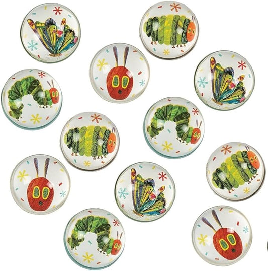 Fun Express Eric Carle’s The Very Hungry Caterpillar Bouncy Ball Assortment - Toys - Bouncing Balls - Birthday - 12 Pieces