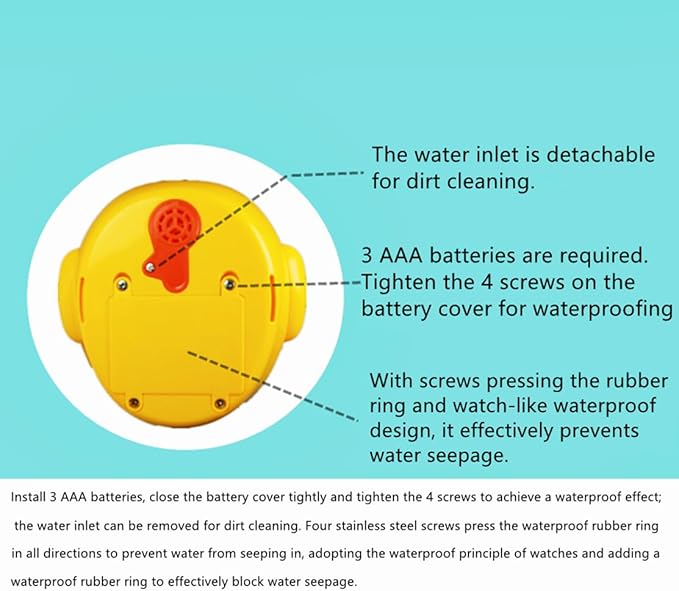 Bath Toys , Duck Spray Water Bath Toy, Rechargeable Bath Toys Sprinkler Bathtub Shower Toys for Toddlers Kids Boys Girls Fun Gift , Pool Toy for Baby