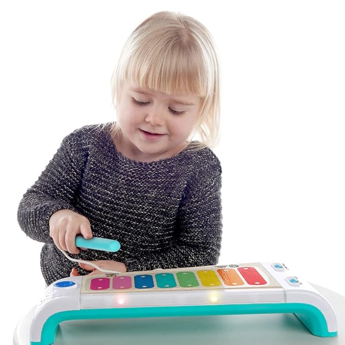 Baby Einstein Magic Touch Xylophone Wooden Musical Toy with Lights, Ages 12 Months +