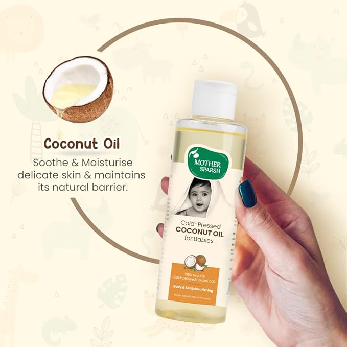 Gentle & Nourishing Coconut Oil for Babies - Cold Pressed