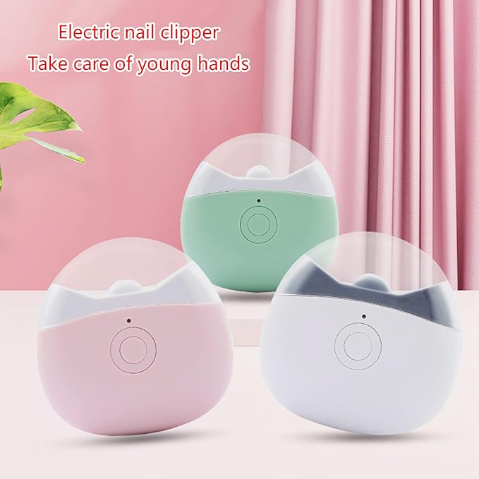 Electric Toenail & Fingernail Trimmer Grinder - Effortless Baby Nail Trimmer - Electric Heads