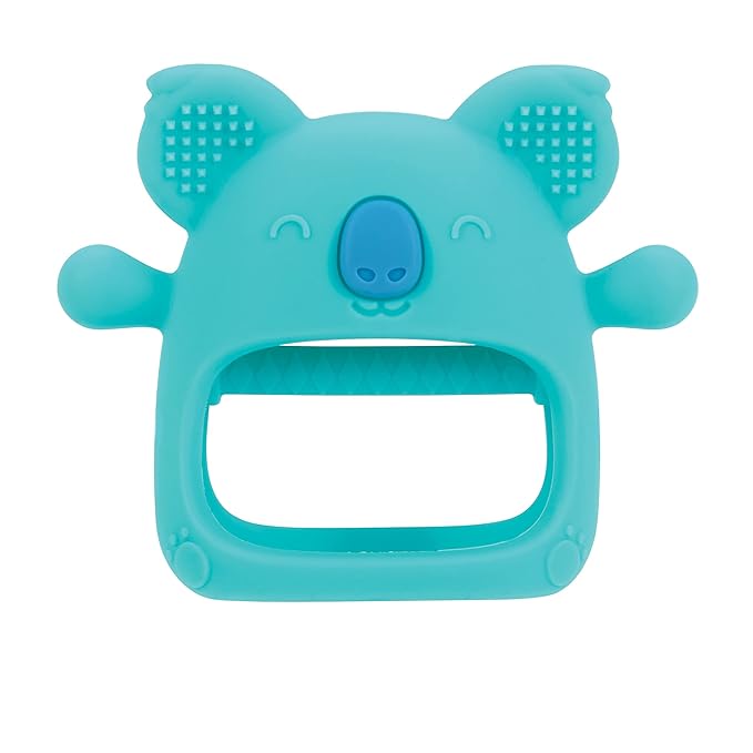 Nuby Silicone Wrist Teething Mitten - Baby Teether Ring - 3+ Months - Koala