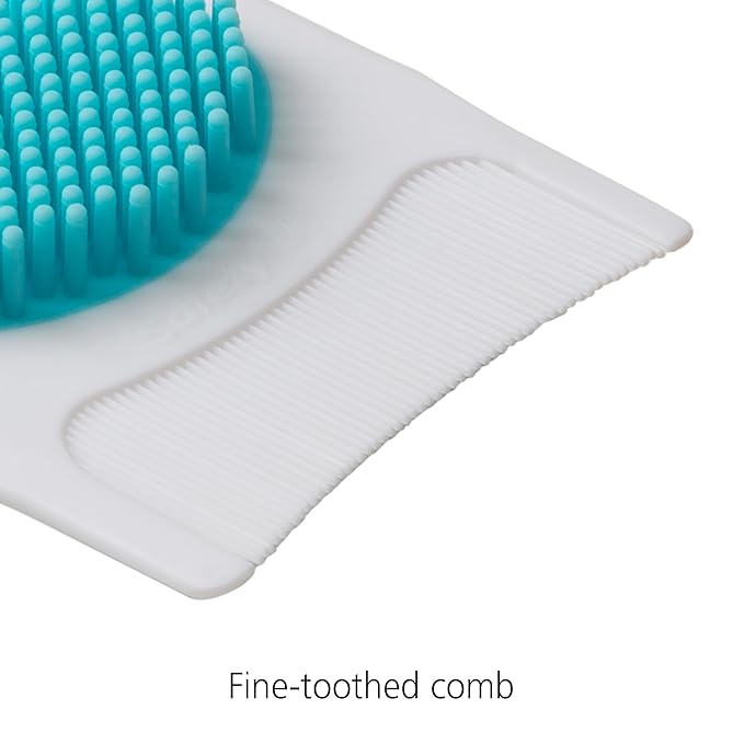 Safety 1st Cradle Cap Brush and Comb,White/Blue,(Pack of 12)