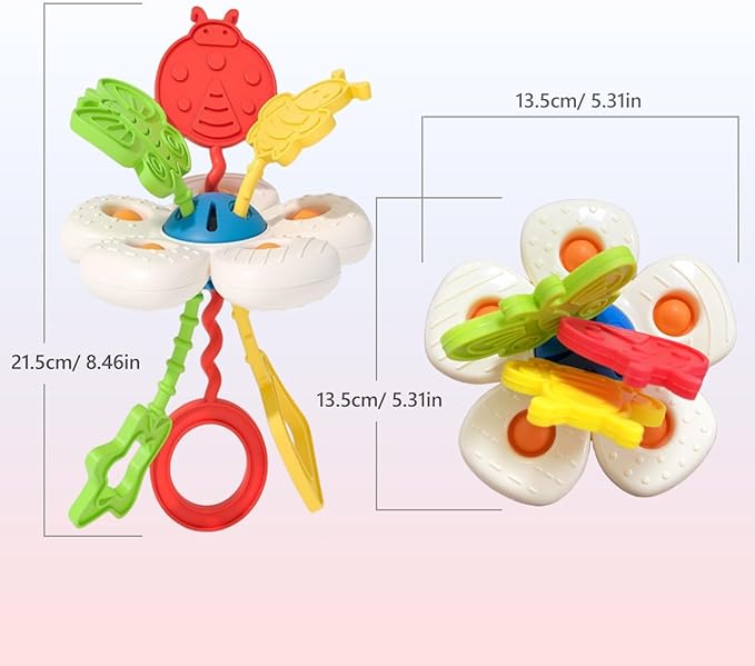 Montessori Toys for Baby Sensory Pull String Development Travel Toys Fidget Educational Learning Activity Gifts for Kids