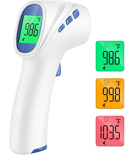 Forehead Thermometer for Adults and Kids - 202 White & 2000 White