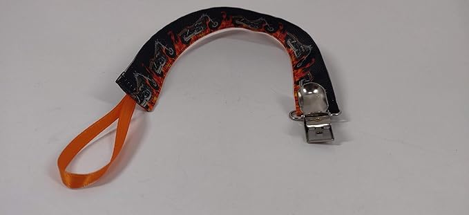 Motorcycles and Flames Clip Strap