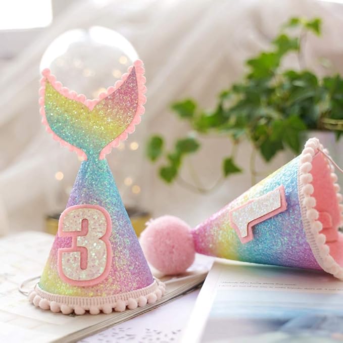 Boy Girl Birthday Crown, Prince Princess Birthday Hat Headband Tiara Crown Cake Photo Prop Party Decorations