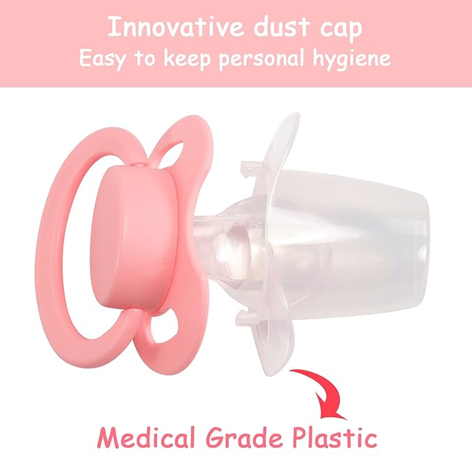 LittleForBig Bigshield Generation-II Large Sized Pacifier Pink