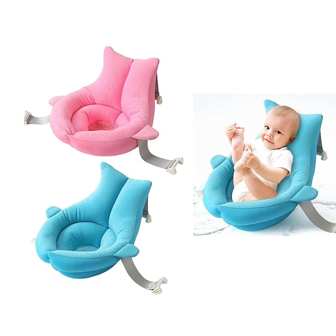 Bathtub Mat for Baby Infant Bathtub Seat Cushion Bath Pad Quick Drying Float Cushion