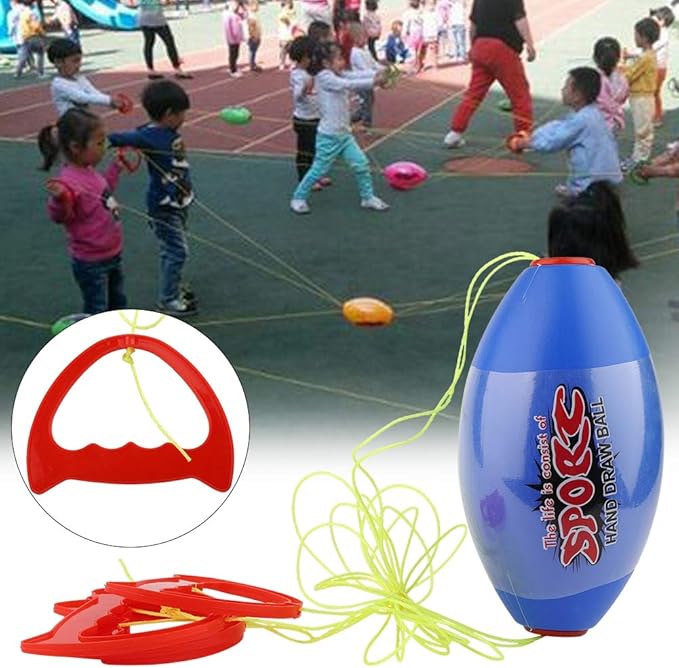 Alvinlite Zip Ball Sliding Zoom Ball for Children, Family Zoom Sliding Ball (Blue) Zip