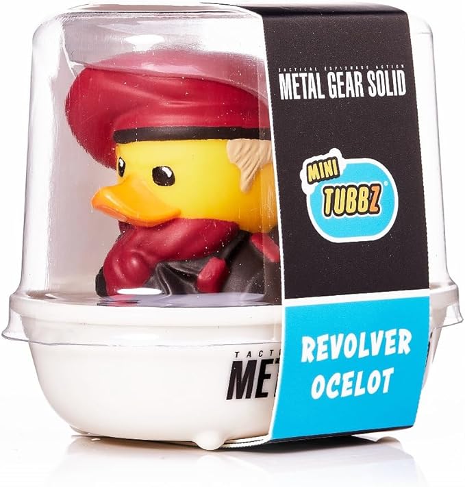 TUBBZ Mini: Metal Gear Solid - Revolver Ocelot Cosplaying Rubber Duck Vinyl Figure