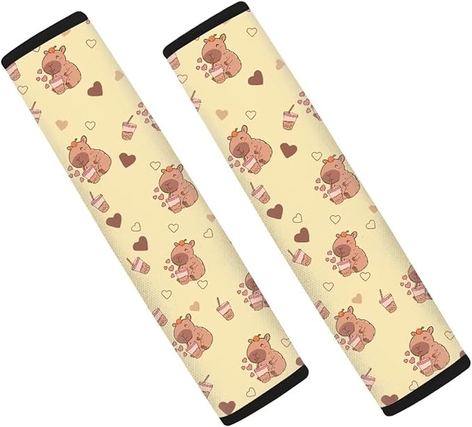 Car Seat Shoulder Strap Pads Seat Belt Pad Car Belt Cover Water Dolphin Auto Seat Belt Cover Water Dolphin Seatbelt Shoulder Pad Seat Belt Cover Pad for Kids Shoulder Pads for Straps