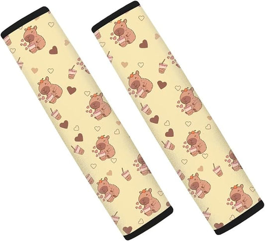 Car Seat Shoulder Strap Pads Seat Belt Pad Car Belt Cover Water Dolphin Auto Seat Belt Cover Water Dolphin Seatbelt Shoulder Pad Seat Belt Cover Pad for Kids Shoulder Pads for Straps